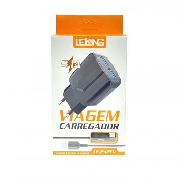 Carregador V8 Lelong LE-242FV