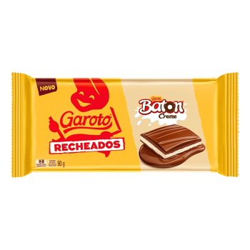 Biscoito Chocotrio Garoto Baton creme 90g