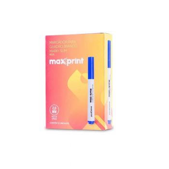 Marcador quadro branco Maxprint azul