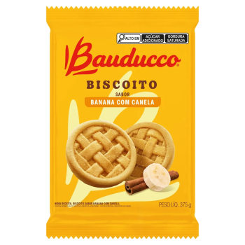 Biscoito Bauducco banana com canela 354g