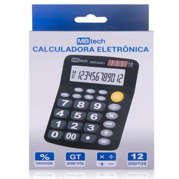 Calculadora 12 digitos GB54461 MBTech
