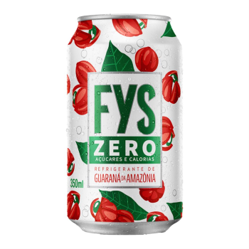 Refrigerante FYS Guaraná Lata zero 350ml