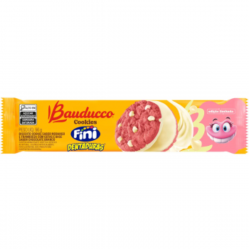 Cookies Bauducco Fini Dentaduras 96g Morango