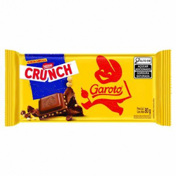 Barra Chocolate Crunch Garoto 80g