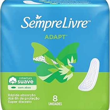 Absorvente Adapt Sempre Livre 8 unidades