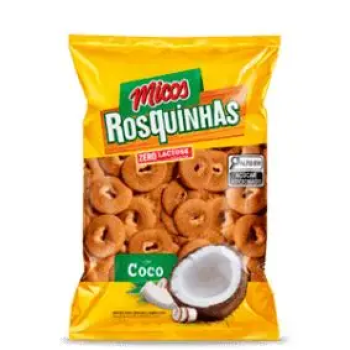 Biscoito rosquinhas 90g Coco Micos sem lactose