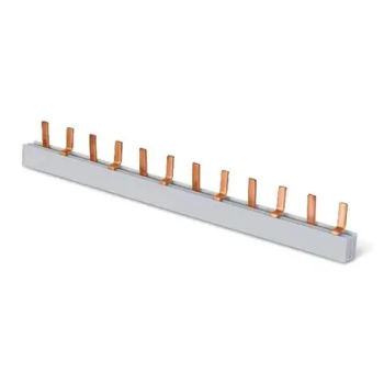 Barramento Pente Fase 22cm Bifásico 80A 12p Taf