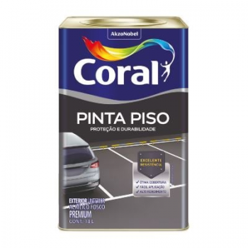 Tinta Piso 18l Coral Cinza Medio fosco