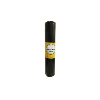 Lona Polietileno 4x10m 30micras 1,1kg Preta Plasi