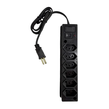 Extensão Elétrica 6 tomadas 1,5m Jetcom