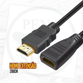 Cabo HDMI extensao 200cm macho x femea CBHM0024
