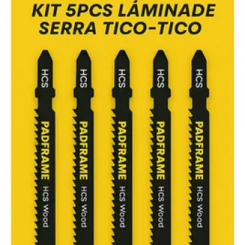 Lâmina tico tico 5 peças Bomvink BOM-5130