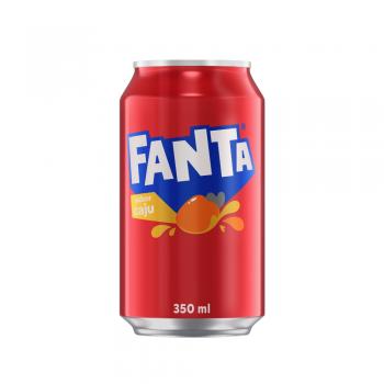 Refrigerante Fanta 350ml Lata Caju