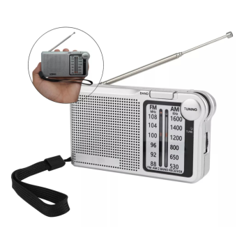 Radio AM FM LE-662 portatil recarregavel