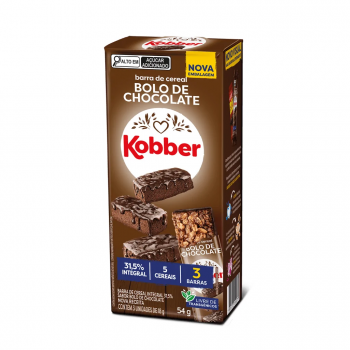 Barra de cereal Kobber Bolo de Chocolate 31,5%