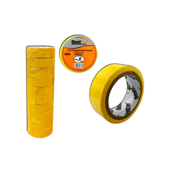 Fita Isolante 5mx18mm PVC amarelo Bestfer
