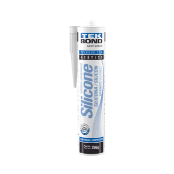 Cola Silicone 256g branco Tekbond Acetico
