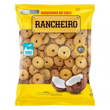 Biscoito rosquinhas Coco Rancheiro 300g Zero Lactose
