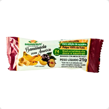 Doce bananada com ameixa 25g Bananafruti