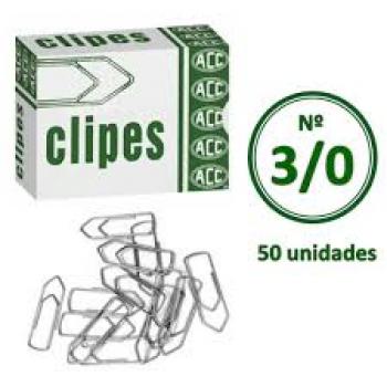 Clips Papel Galvanizado 3/0 50 unidades ACC