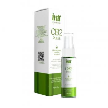 Pulse CB2 unissex com efeito quente e vibratório 15ml Intt