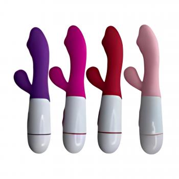 Vibrador Ponto G com Estimulador Clitoriano – Recarregável