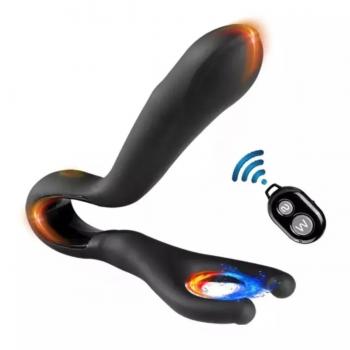 MNA1257  Massageador de próstata etestículos com aquecimento