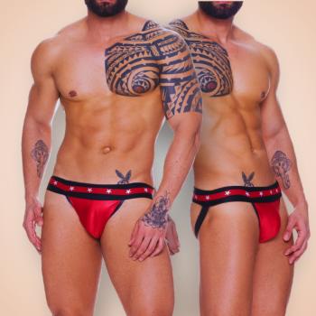 JOCK CIRRE VERMELHO COM ELASTICO ESTRELA