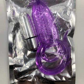LB6061 Anel Peniano c vibro clitoris e anus