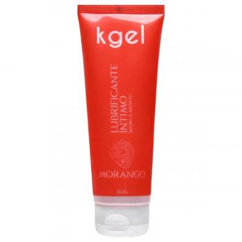 KGEL LUB. INTIMO BISNAGA 80G - MORANGO