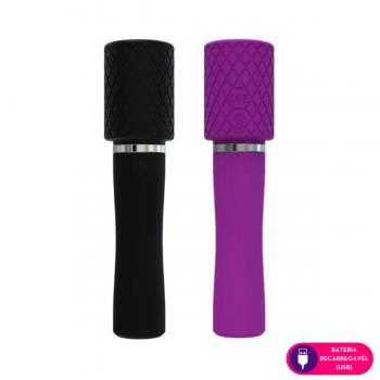 Vibrador Massageador em formato de Microfone