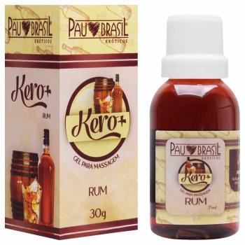 Gel Beijável Kero + Rum 30g Pau Brasil Eróticos