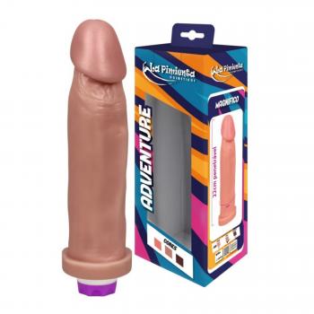 Prótese Realística Maciça c/ Motor – Magnífico – 22 x 5cm – Creme | La Pimienta