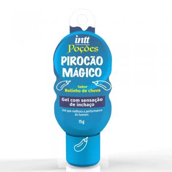 Poção Pirocão Mágico gel masculino com aroma de bolinho de chuva 15g Intt