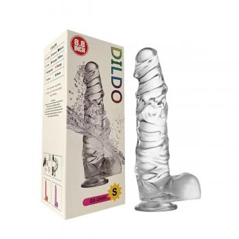Prótese Peniana de silicone com Ventosa Dildo