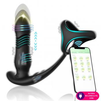 MPP4605  Massageador de próstata por aplicativo com controle remoto