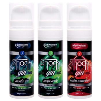Shock G Gin Vibrador Liquido 15g La Pimienta