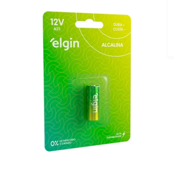 PILHA ALCALINA ELGIN BATERIA 12V A23 UNIDADE