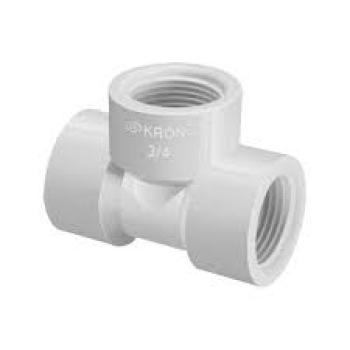 TEE BRANCO RRR 1/2X1/2