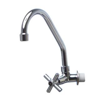 TORNEIRA COZINHA BICA MOVEL PAREDE CROMADO  5/8 C-53 1178