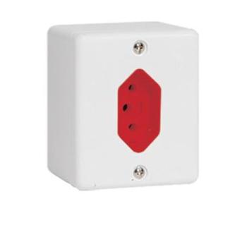 SISTEMA-X 1 TOMADA 3 PINOS 20A VERMELHA ILUMI