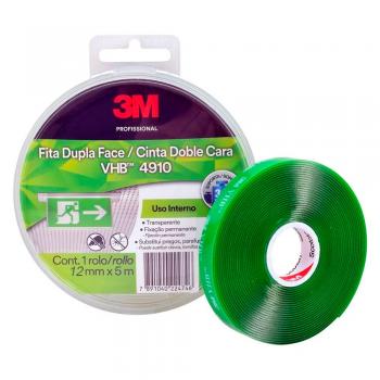 FITA DUPLA FACE 3M VHB 4910 12mmx5M ESTOJO