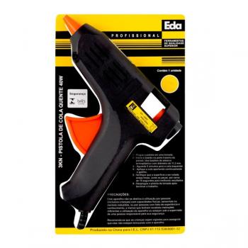 PISTOLA COLA QUENTE SILICONE EDA 10W BIVOLT 4GQ