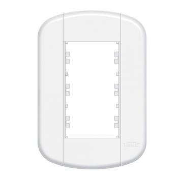 PLACA 4X2 03 MODULOS BLANC+