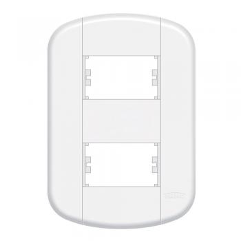 PLACA BLANC+  FAME 4X2 2 MODULO DISTANCIADO 3938