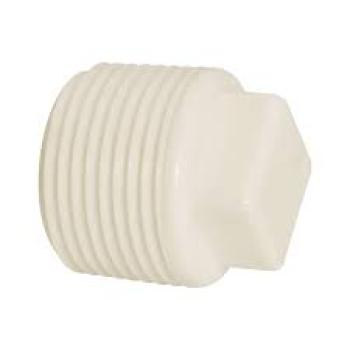 PLUG RR 3/4 PLASTICO BRANCO