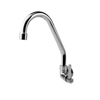 TORNEIRA BICA MOAVEL COZINHA PAREDE 5/8 1/4 VOLTA C-69