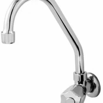 TORNEIRA BICA MOVEL PAREDE TUBO J´5/8 VOLANTE C-50 ABS