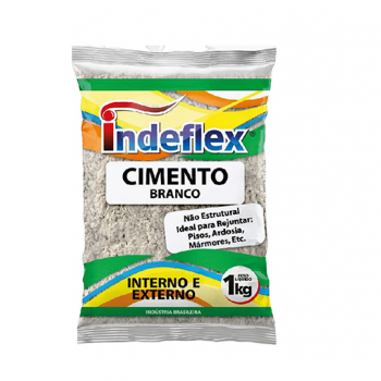 CIMENTO BRANCO INDEFLEX 1 KG