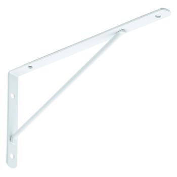 SUPORTE PRATELEIRA CANTONEIRA MAO FRANCESA  R.C.A  FORTE BRANCA 30CM